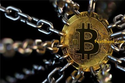 Cutting-edge Bitcoin mining rig in a state-of-the-art facility